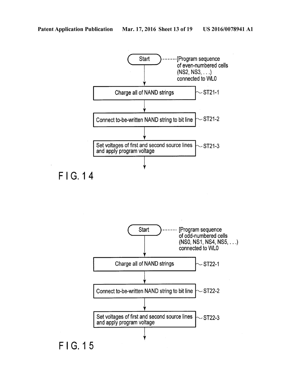 SEMICONDUCTOR MEMORY DEVICE INCLUDING A NAND STRING - diagram, schematic, and image 14