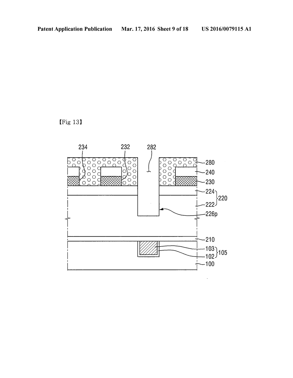 Methods for Fabricating Semiconductor Devices Using Liner Layers to Avoid     Damage to Underlying Patterns - diagram, schematic, and image 10