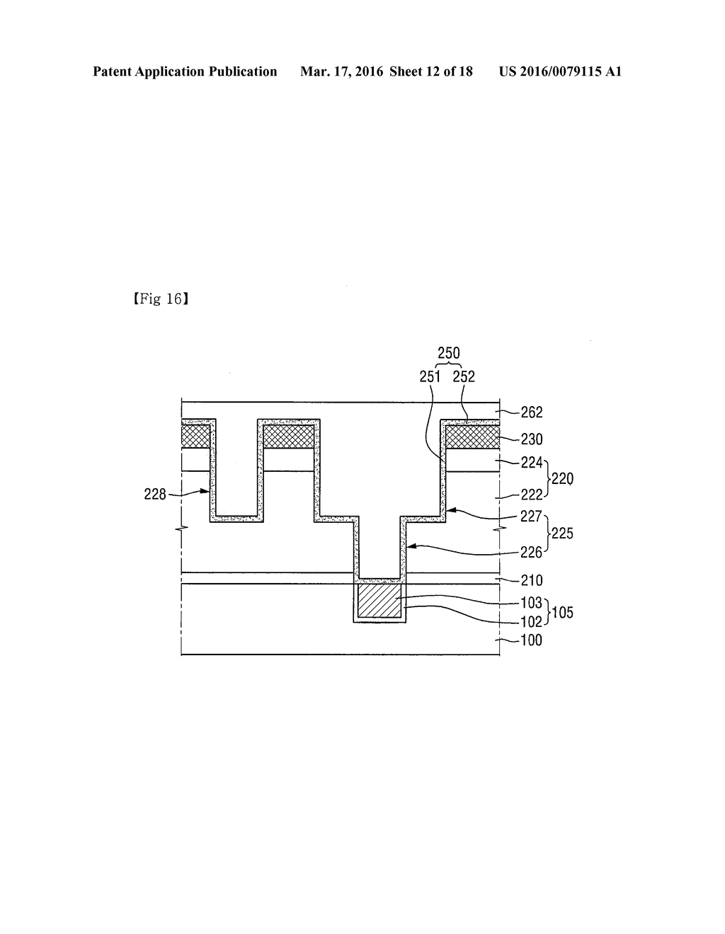 Methods for Fabricating Semiconductor Devices Using Liner Layers to Avoid     Damage to Underlying Patterns - diagram, schematic, and image 13