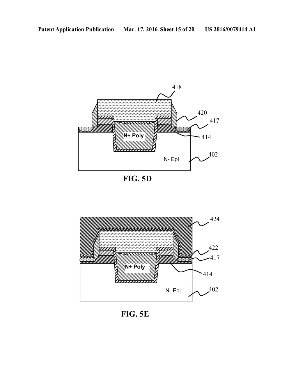 SOURCE AND BODY CONTACT STRUCTURE FOR TRENCH-DMOS DEVICES USING     POLYSILICON - diagram, schematic, and image 16