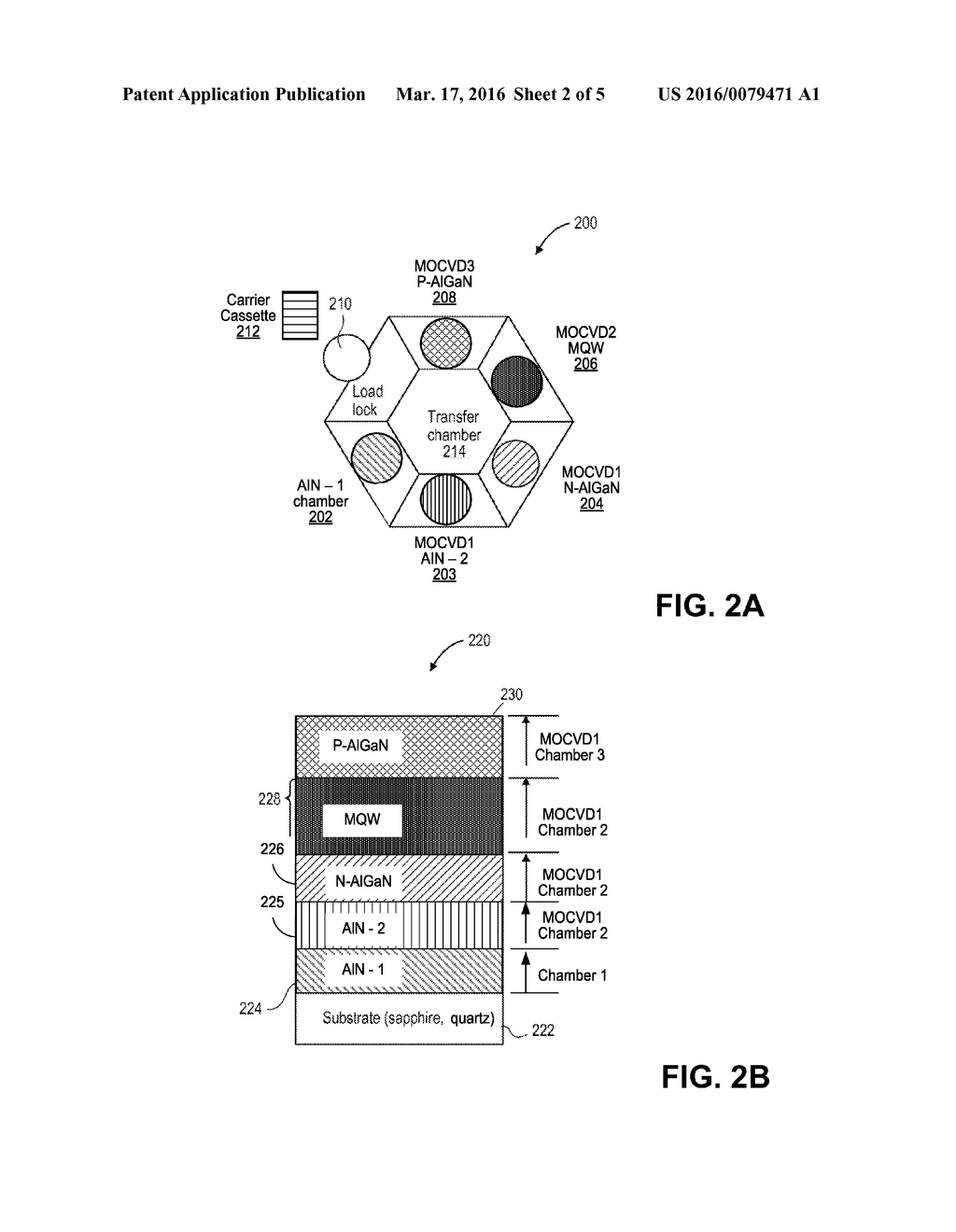 UV LIGHT EMITTING DEVICES AND SYSTEMS AND METHODS FOR PRODUCTION - diagram, schematic, and image 03