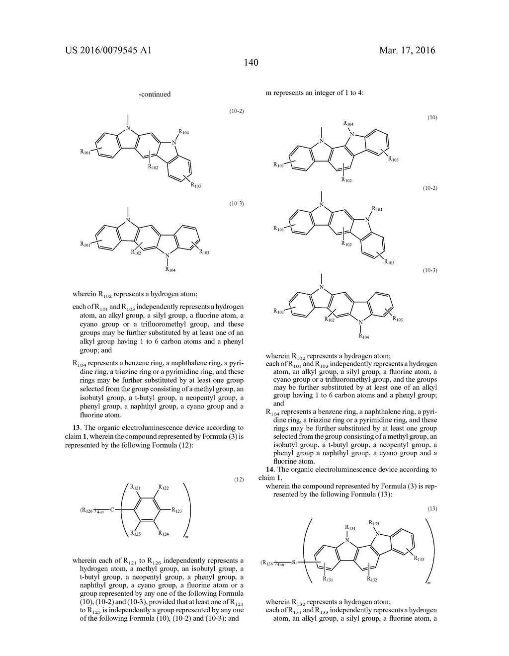 Organic Electroluminescence Device - diagram, schematic, and image 142