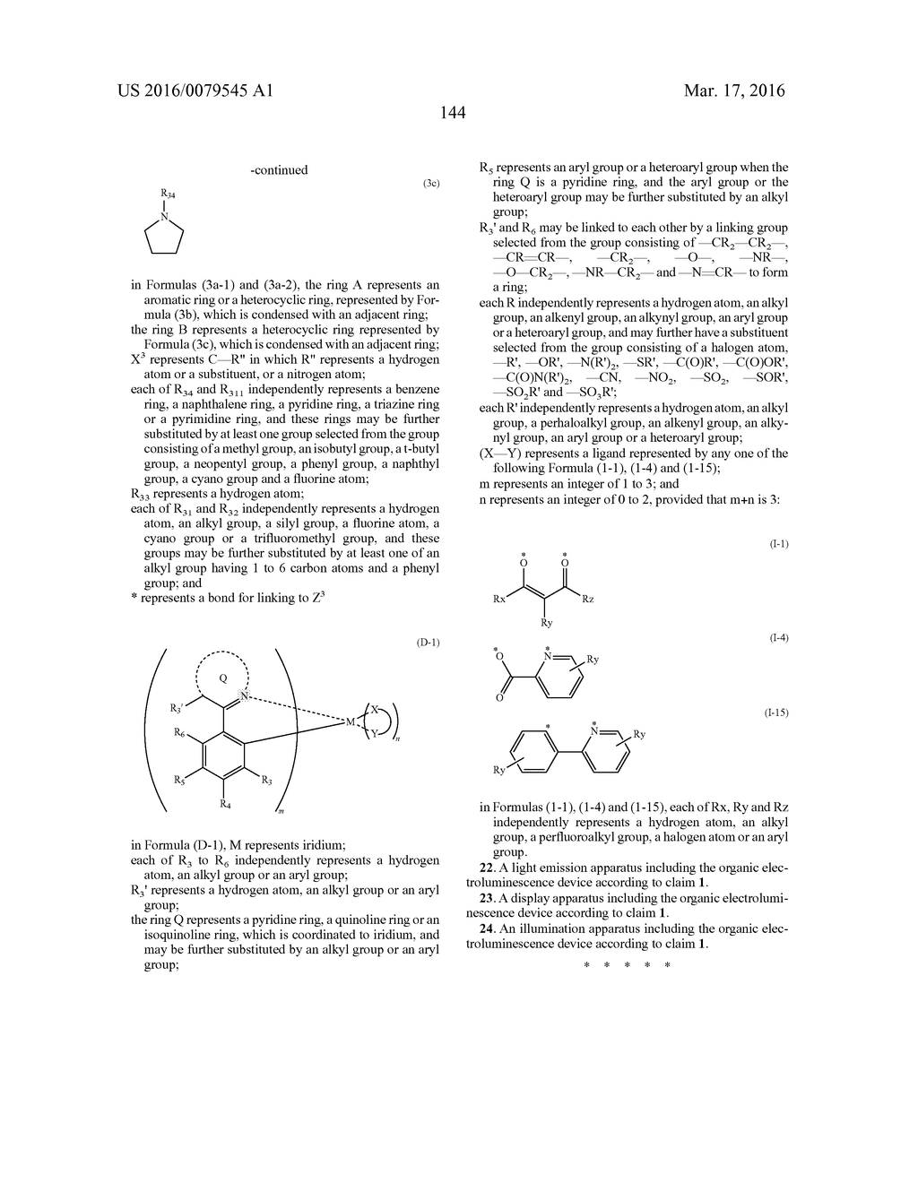 Organic Electroluminescence Device - diagram, schematic, and image 146