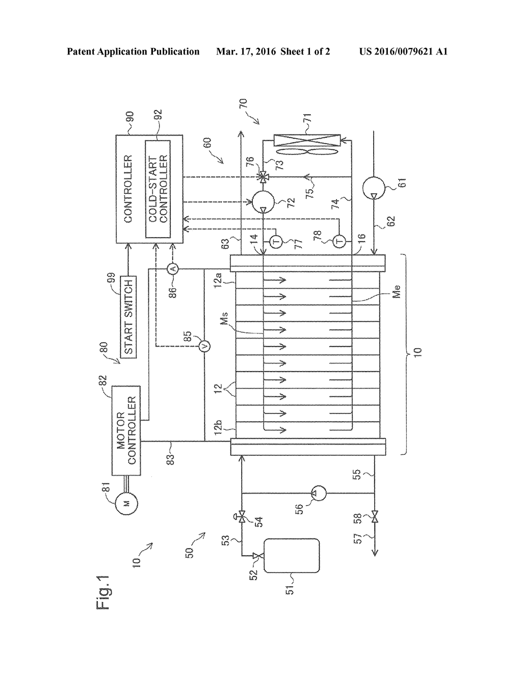 FUEL CELL SYSTEM AND CONTROL METHOD THEREOF - diagram, schematic, and image 02