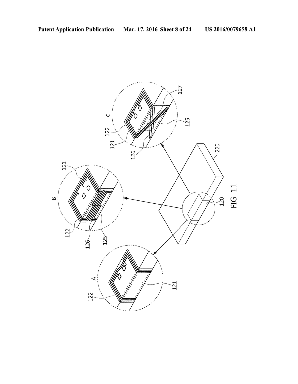 Wireless Communication Antenna Module and Portable Terminal Comprising     Same - diagram, schematic, and image 09