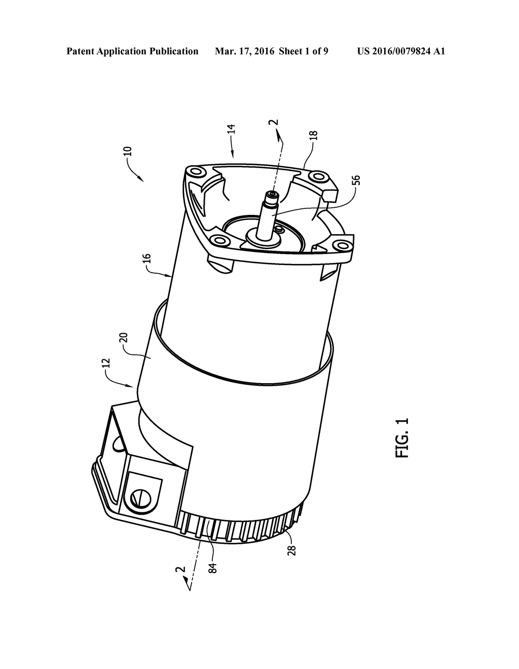 AIR-COOLED ELECTRIC MACHINE AND METHOD OF ASSEMBLING THE SAME - diagram, schematic, and image 02