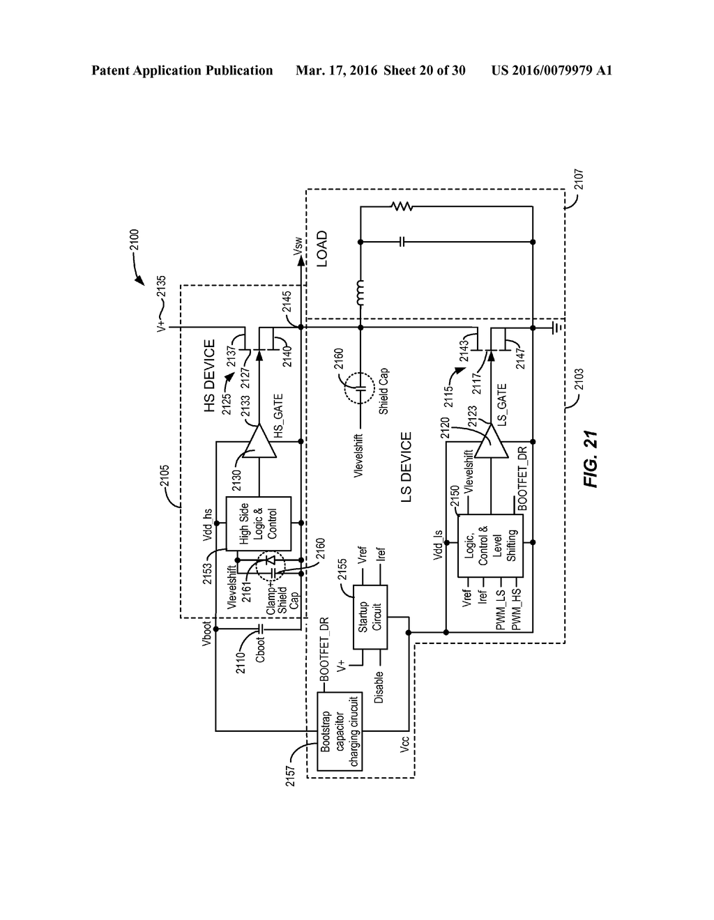 PULSED LEVEL SHIFT AND INVERTER CIRCUITS FOR GAN DEVICES - diagram, schematic, and image 21