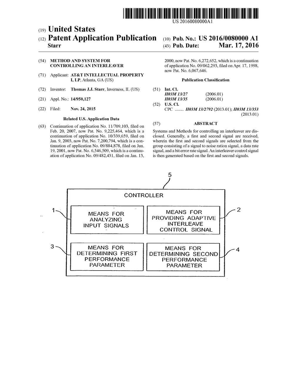 METHOD AND SYSTEM FOR CONTROLLING AN INTERLEAVER - diagram, schematic, and image 01