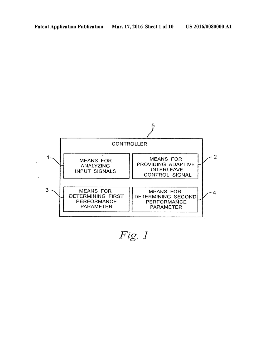 METHOD AND SYSTEM FOR CONTROLLING AN INTERLEAVER - diagram, schematic, and image 02