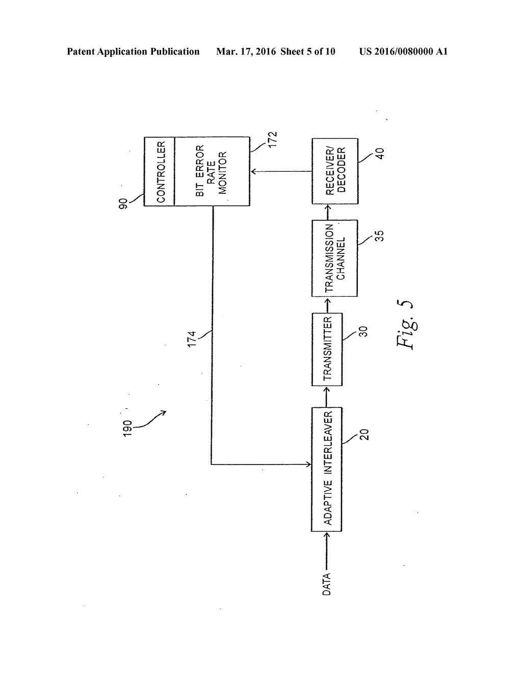 METHOD AND SYSTEM FOR CONTROLLING AN INTERLEAVER - diagram, schematic, and image 06