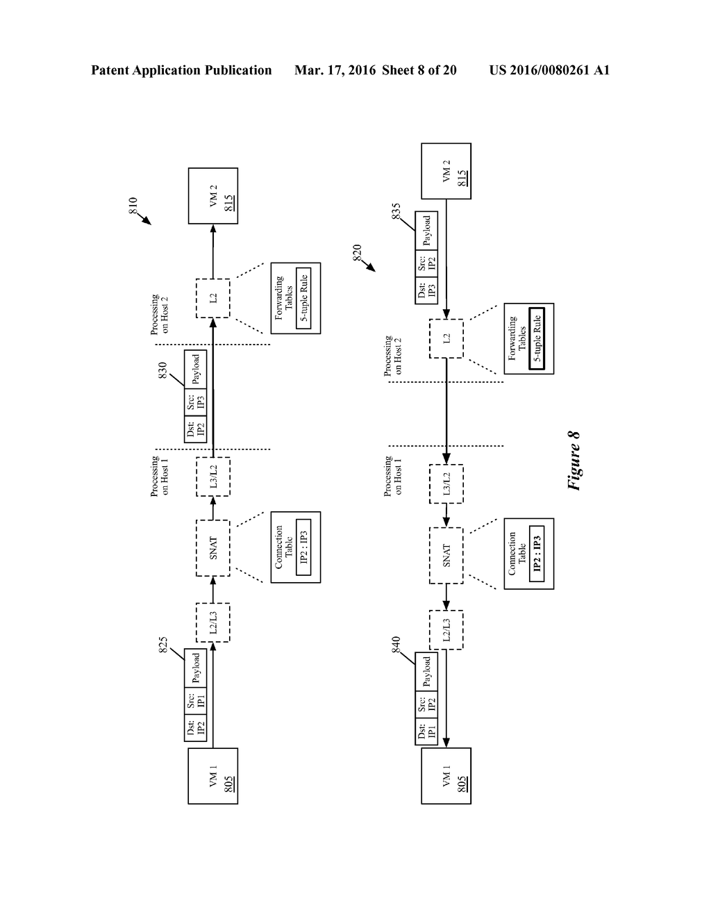 Last-Hop Processing for Reverse Direction Packets - diagram, schematic, and image 09