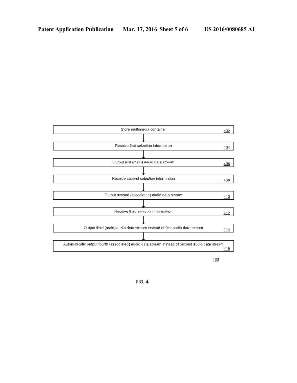 SYSTEM AND METHOD OF OUTPUTTING MULTI-LINGUAL AUDIO AND ASSOCIATED AUDIO     FROM A SINGLE CONTAINER - diagram, schematic, and image 06