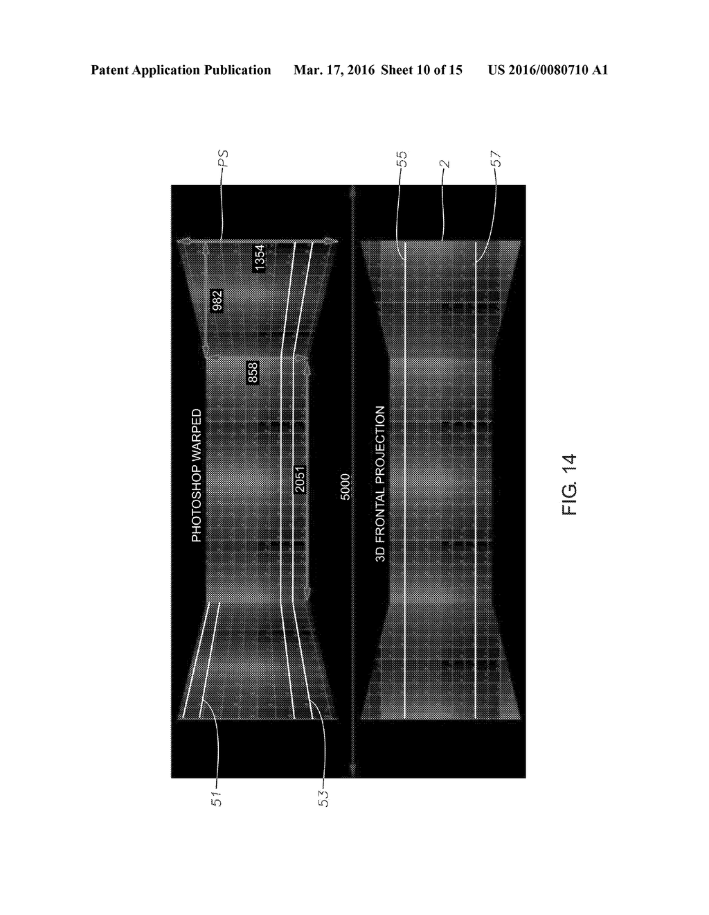 TRI-SURFACE IMAGE PROJECTION SYSTEM AND METHOD - diagram, schematic, and image 11