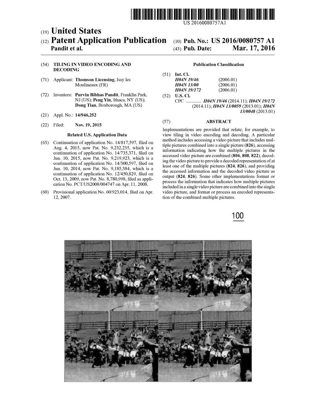 TILING IN VIDEO ENCODING AND DECODING - diagram, schematic, and image 01