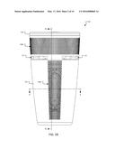 Acoustic Device with Curved Passive Radiators diagram and image