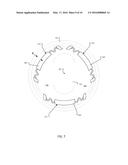 Acoustic Device with Curved Passive Radiators diagram and image