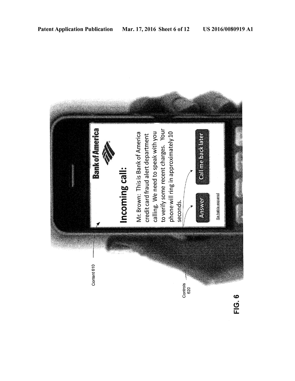 METHOD AND APPARATUS FOR CONTENT PRESENTATION IN ASSOCIATION WITH A     TELEPHONE CALL - diagram, schematic, and image 07