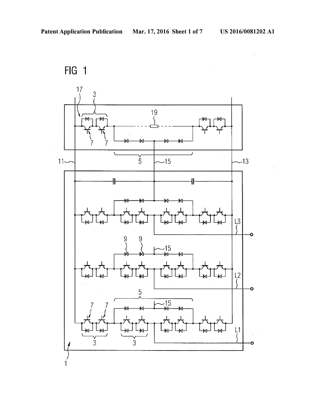 CURRENT CONVERTER APPARATUS HAVING A MULTI-PHASE CURRENT CONVERTER - diagram, schematic, and image 02