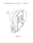 AIRFLOW DEFLECTOR FOR RADIAL FAN OF AIR SEEDER diagram and image