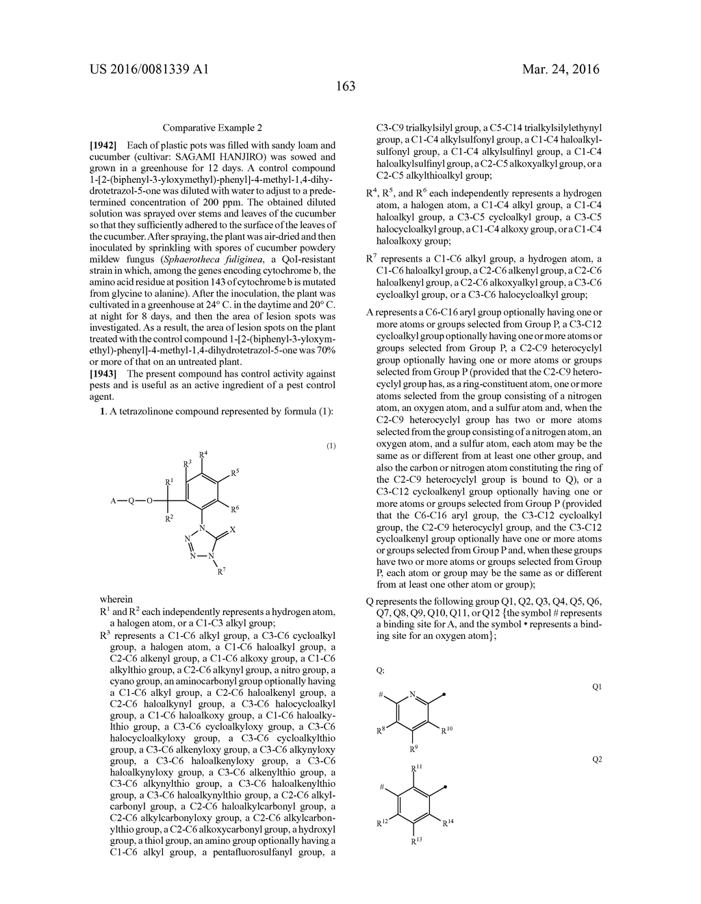 TETRAZOLINONE COMPOUND AND USE OF SAME - diagram, schematic, and image 164