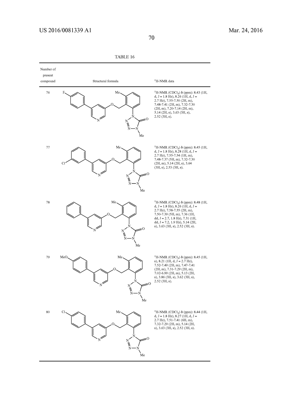 TETRAZOLINONE COMPOUND AND USE OF SAME - diagram, schematic, and image 71