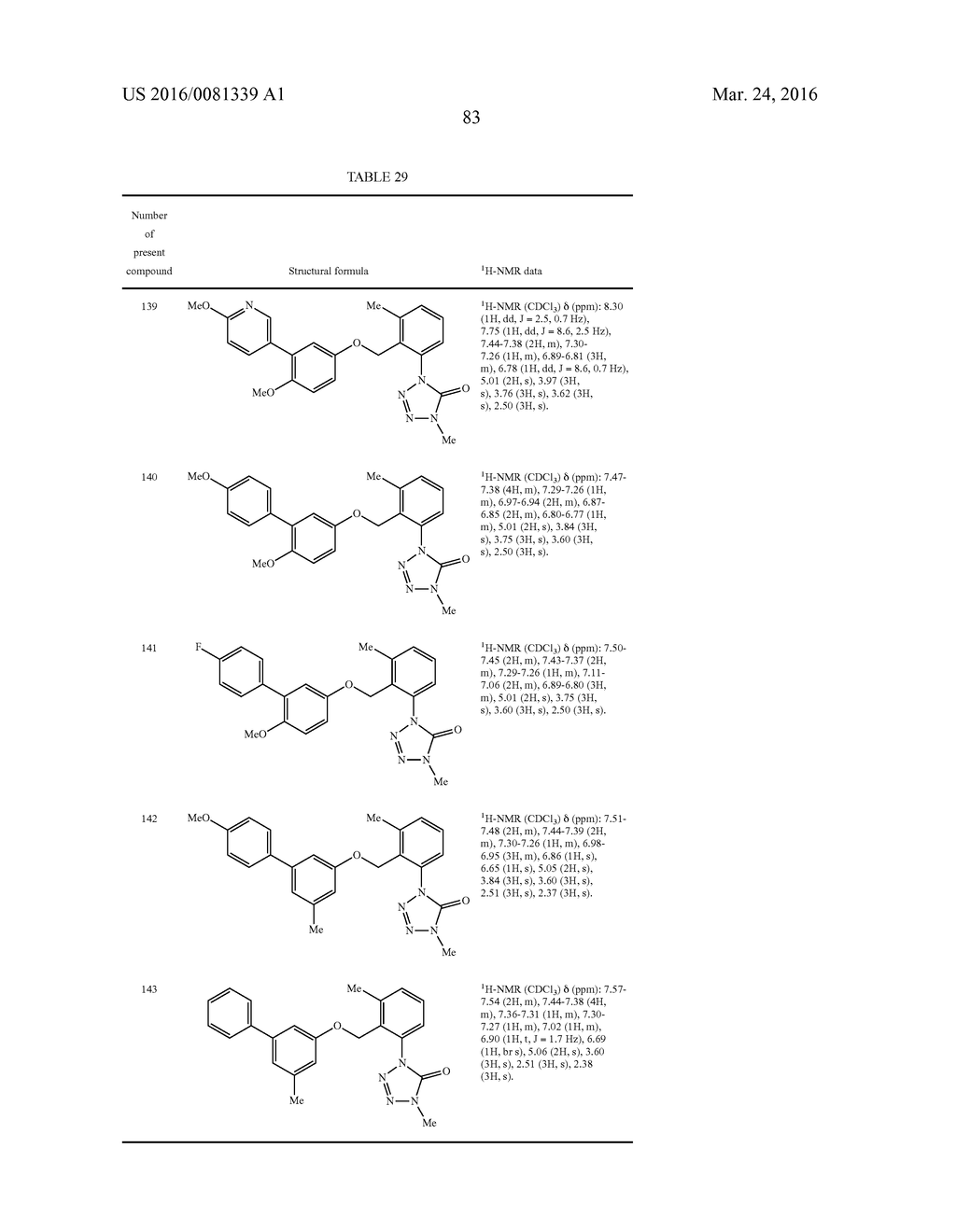 TETRAZOLINONE COMPOUND AND USE OF SAME - diagram, schematic, and image 84