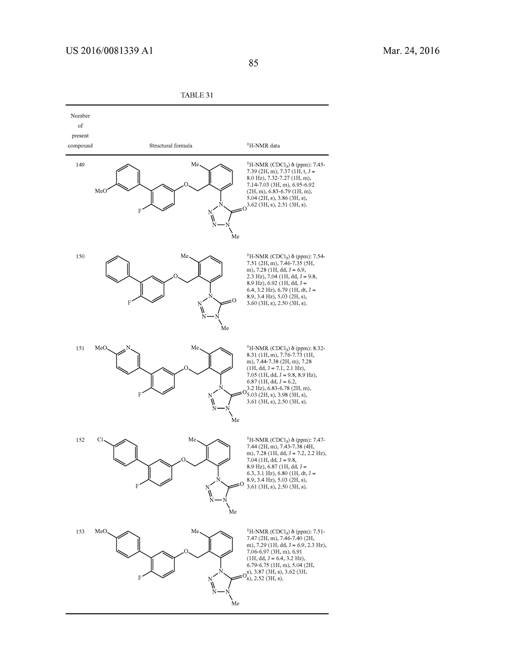 TETRAZOLINONE COMPOUND AND USE OF SAME - diagram, schematic, and image 86