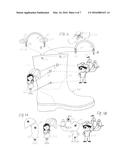 Rain Boot With Interchangeable Design Accessories diagram and image