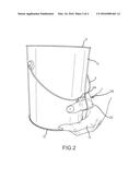 SPREADABLE MATERIAL CONTAINER HOLDING DEVICE diagram and image