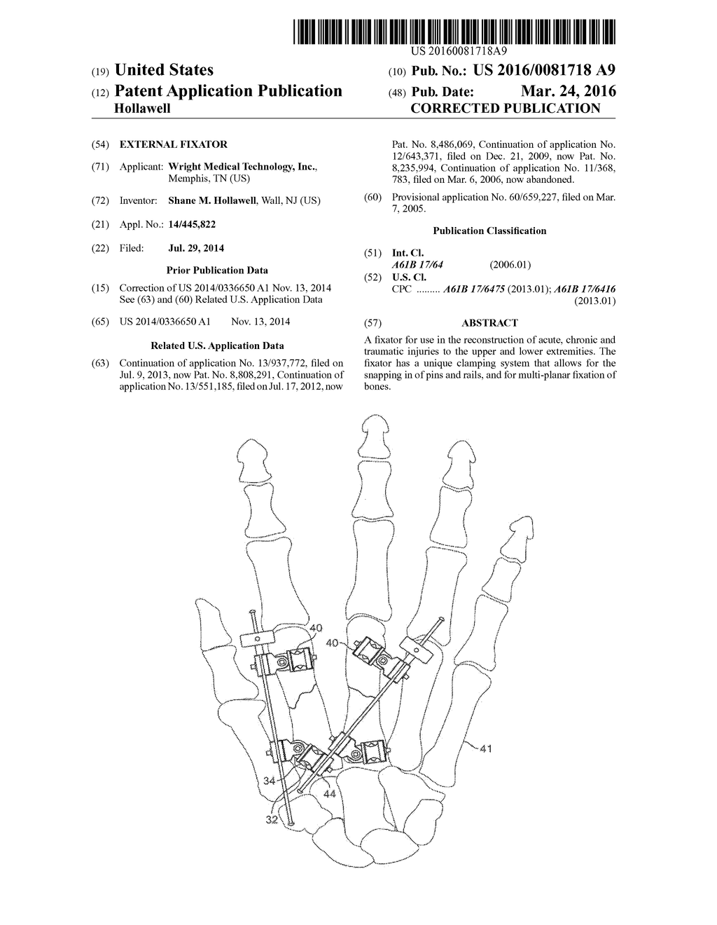 EXTERNAL FIXATOR - diagram, schematic, and image 01