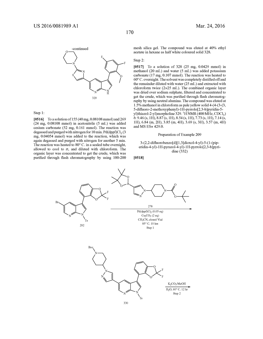 Substituted 1 H-Pyrrolo [2, 3-b] pyridine and 1 H-Pyrazolo [3, 4-b]     pyridine Derivatives as Salt Inducible Kinase 2 (SIK2) Inhibitors - diagram, schematic, and image 181