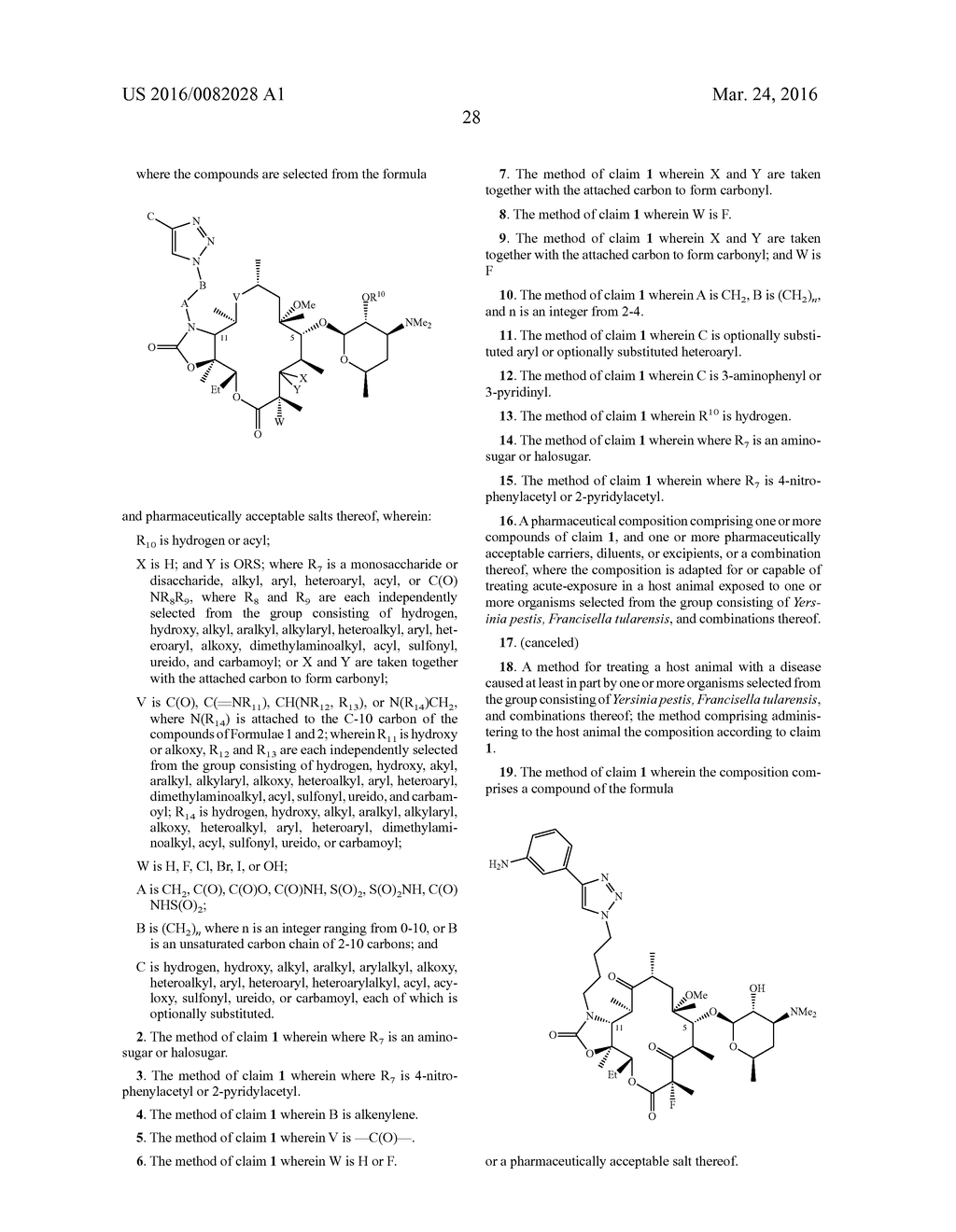 BIODEFENSES USING TRIAZOLE-CONTAINING MACROLIDES - diagram, schematic, and image 39