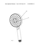 SHOWERHEAD WITH OSCILLATING WATER diagram and image