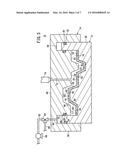 METHOD AND APPARATUS FOR PRODUCING MOLDED ARTICLE OF FIBER-REINFORCED     PLASTIC diagram and image