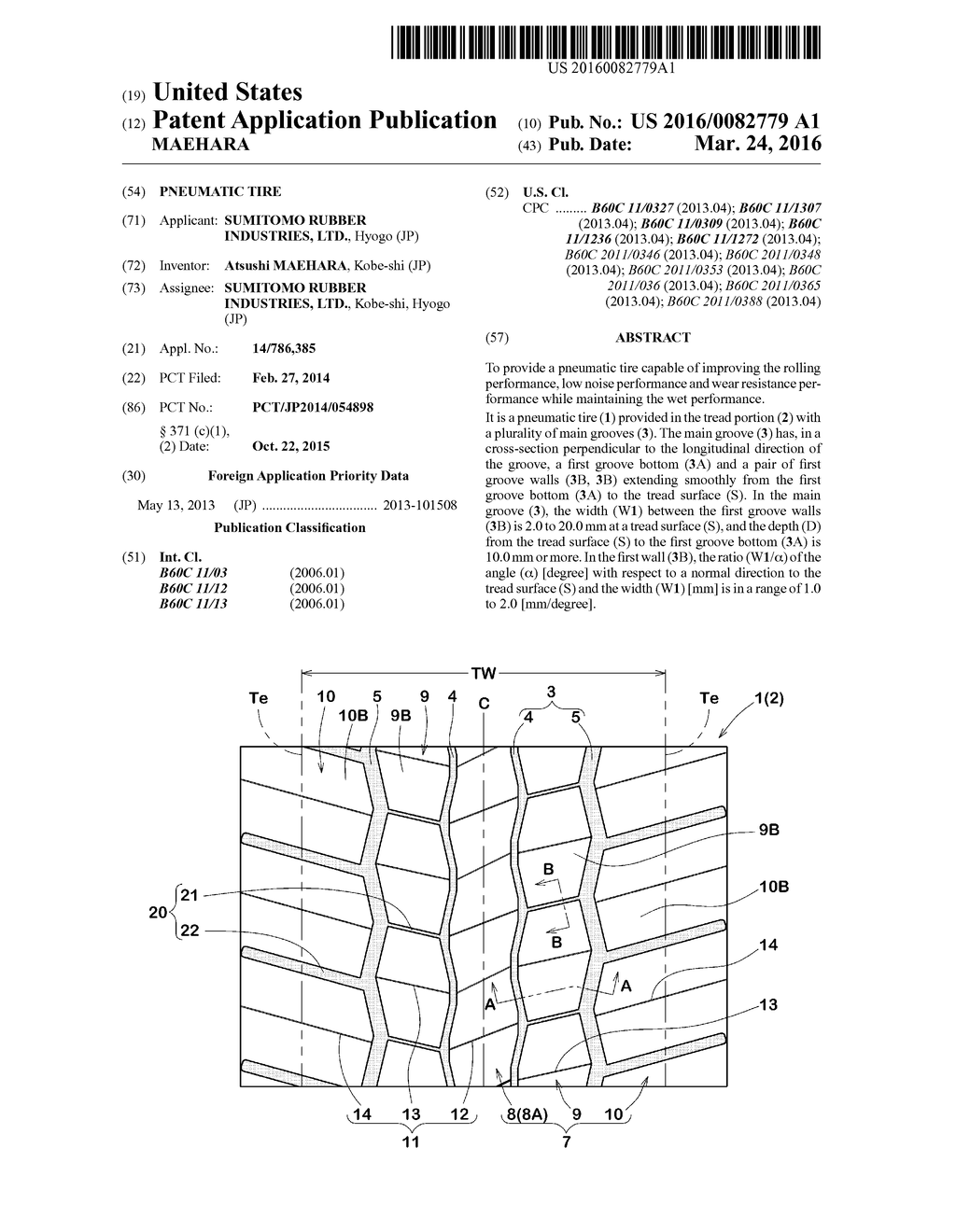 PNEUMATIC TIRE - diagram, schematic, and image 01