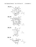 DOOR ATTACHMENT PORTION STRUCTURE AND MANUFACTURING METHOD OF DOOR     ATTACHMENT PORTION OF VEHICLE diagram and image