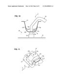 DOOR ATTACHMENT PORTION STRUCTURE AND MANUFACTURING METHOD OF DOOR     ATTACHMENT PORTION OF VEHICLE diagram and image