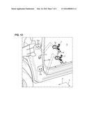 DOOR ATTACHMENT PORTION STRUCTURE AND MANUFACTURING METHOD OF DOOR     ATTACHMENT PORTION OF VEHICLE diagram and image