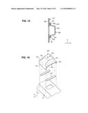 DOOR ATTACHMENT PORTION STRUCTURE AND MANUFACTURING METHOD OF DOOR     ATTACHMENT PORTION OF VEHICLE diagram and image