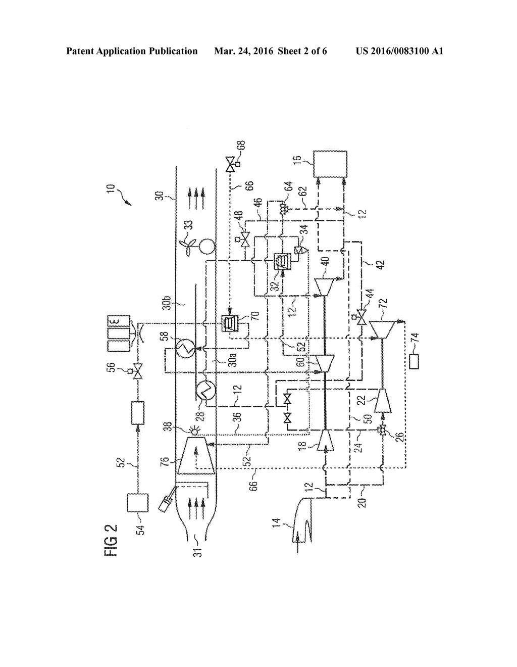 AIRCRAFT AIR CONDITIONING SYSTEM AND METHOD OF OPERATING AN AIRCRAFT AIR     CONDITIONING SYSTEM - diagram, schematic, and image 03