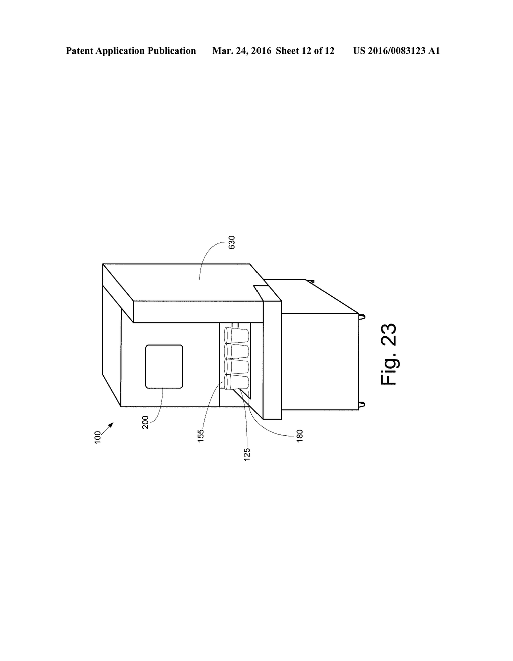 AUTOMATED BEVERAGE DISPENSING SYSTEM WITH ICE AND BEVERAGE DISPENSING - diagram, schematic, and image 13