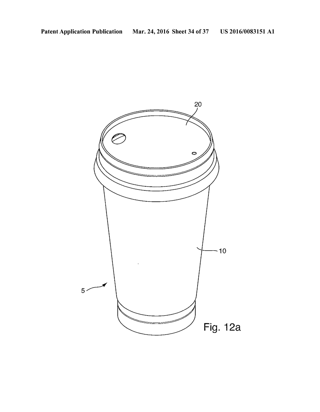 LID FOR A BEVERAGE CUP, CUP ASSEMBLY, AND METHOD FOR MANUFACTURING A LID - diagram, schematic, and image 35