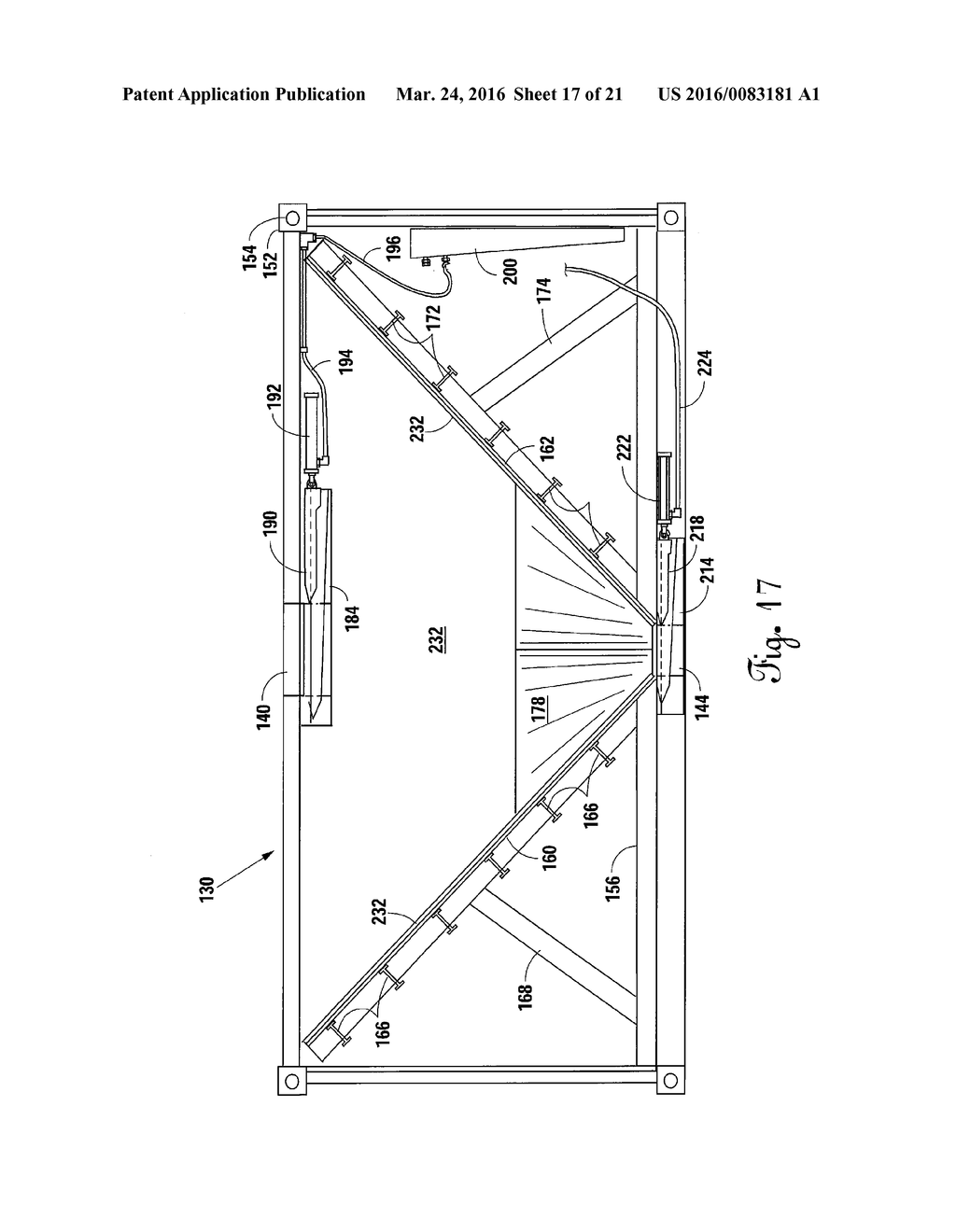 Modified Cargo Container for Delivery of Proppant to a Frac Site - diagram, schematic, and image 18