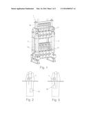 Method for regulating the speed of a clamping and lifting apparatus diagram and image