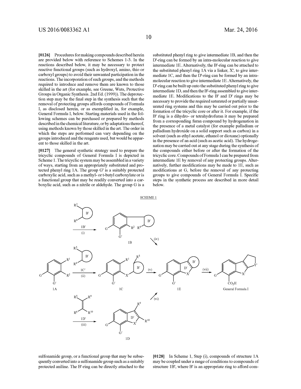 TRICYCLIC SULPHONAMIDE COMPOUNDS AND METHODS OF MAKING AND USING SAME - diagram, schematic, and image 11