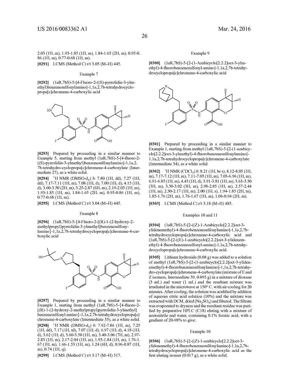 TRICYCLIC SULPHONAMIDE COMPOUNDS AND METHODS OF MAKING AND USING SAME - diagram, schematic, and image 27