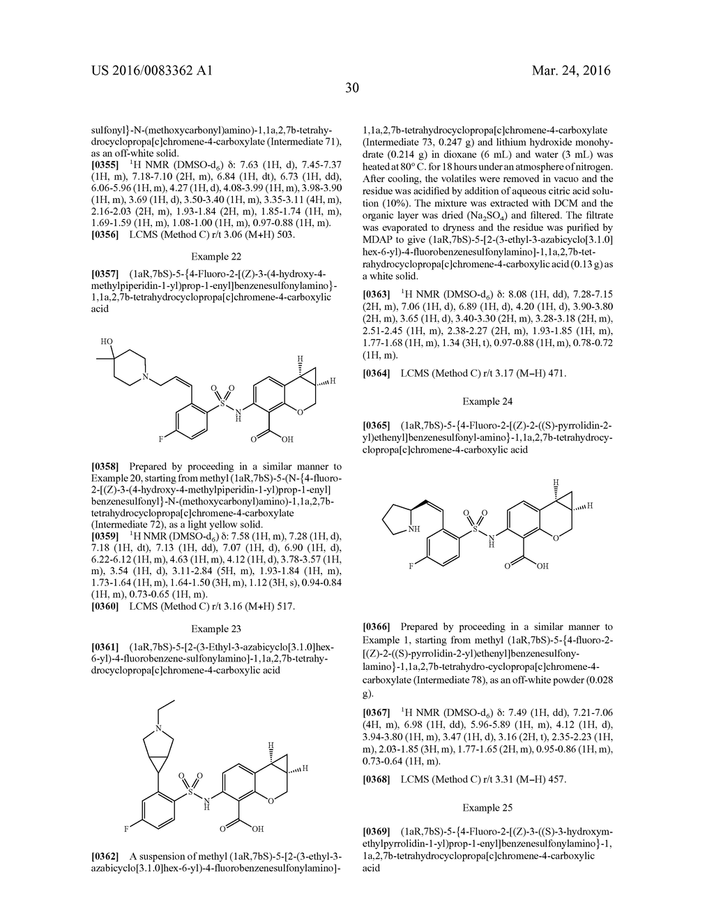 TRICYCLIC SULPHONAMIDE COMPOUNDS AND METHODS OF MAKING AND USING SAME - diagram, schematic, and image 31