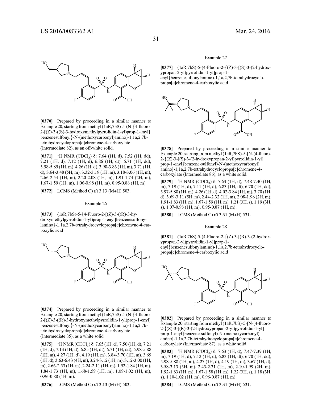 TRICYCLIC SULPHONAMIDE COMPOUNDS AND METHODS OF MAKING AND USING SAME - diagram, schematic, and image 32