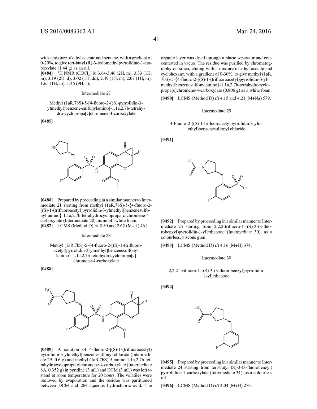 TRICYCLIC SULPHONAMIDE COMPOUNDS AND METHODS OF MAKING AND USING SAME - diagram, schematic, and image 42
