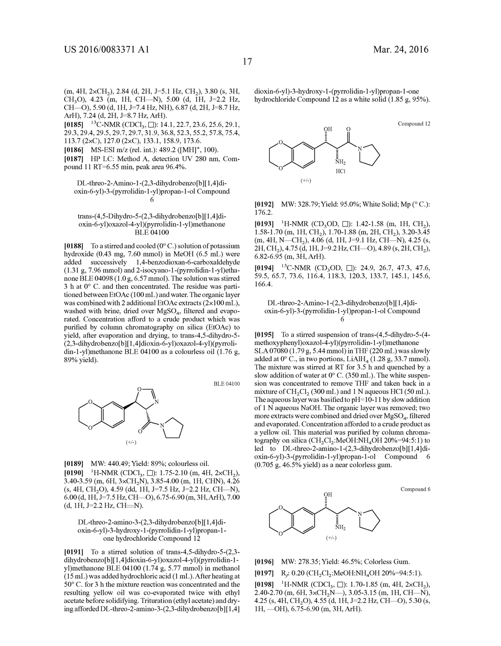 1-ARYL-1-HYDROXY-2,3-DIAMINO-PROPYL AMINES,     1-HETEROARYL-1-HYDROXY-2,3-DIAMINO-PROPYL AMINES AND RELATED COMPOUNDS     HAVING ANALGESIC AND/OR IMMUNO STIMULANT ACTIVITY - diagram, schematic, and image 18